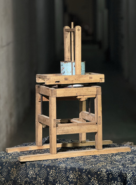 老旧茶叶揉捻机80年代旧物摆设茶叶博物馆 旧物摆设 复古 老古董