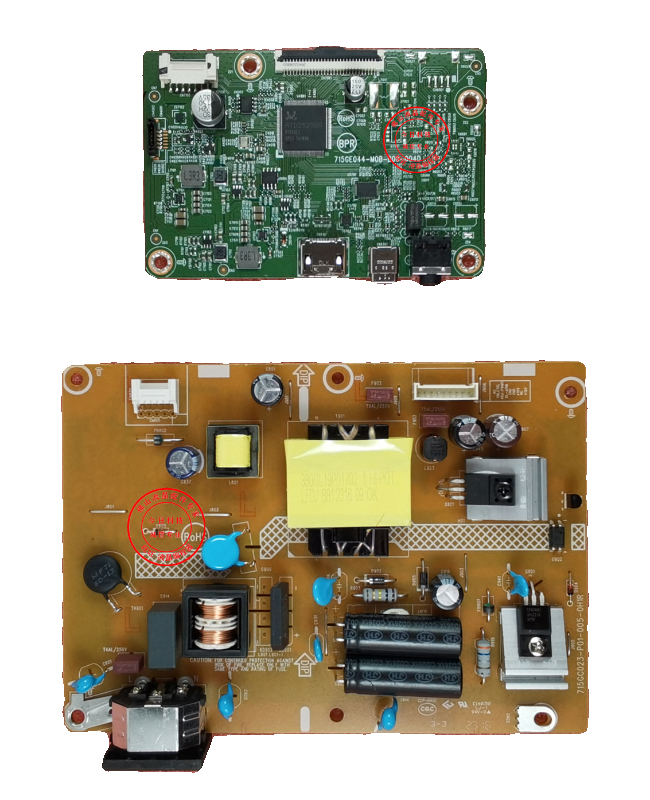 原装 AOC 24V5C2电源板 715GC023- 715GE044- 驱动板 TYPE-C 主板 - 图3