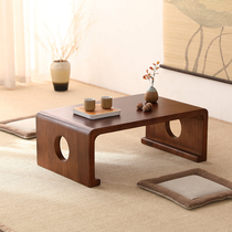 Solid Wood Tatami tatami table tea table flottante table de table Dining Room Table Balcony Small Table table Tatami Tea Table Country School Table Guqin Table