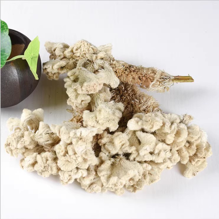 白鸡冠花 中药材 鸡公花新货 鸡髻花 白鸡冠子花500克包邮 - 图1