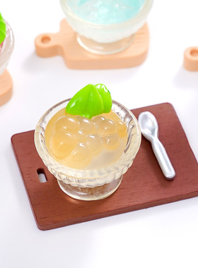 创意夜光夏日水果冰饮系列 手工食玩diy装饰品盲袋配件桌面小摆件