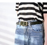 Оригинальный ретро медный кожаный универсальный ремень ручной работы, простой и элегантный дизайн