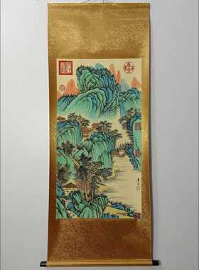 玄关招财靠山客厅办公室中堂画