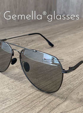 GEMELLA2026飞行员蛤蟆镜超轻大框墨镜男士偏光太阳眼镜驾驶钓鱼