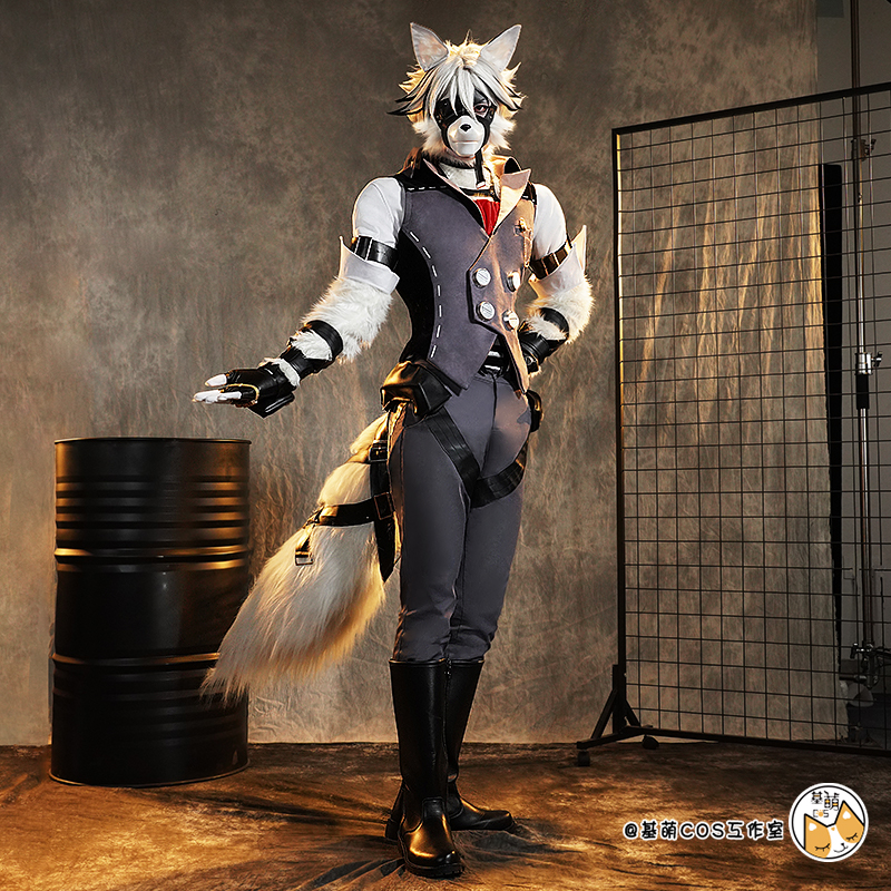 成团基萌绝区零冯莱卡恩 cosplay服装男狼哥游戏同款狼叔_虎窝淘