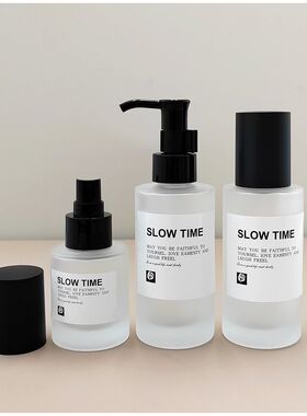 高档加厚玻璃分装瓶 高级化妆品组合美容院分装套装调配展示空瓶