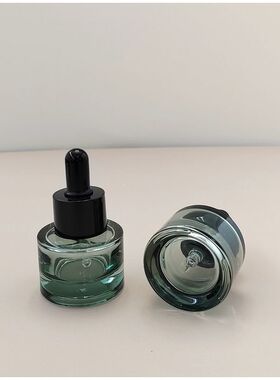 加厚墨绿色避光滴管分装瓶 皮肤管理医美化妆品便携精油分装瓶15