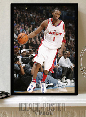 麦克格雷迪 McGrady NBA球星海报 装饰画 篮球馆 酒吧 宿舍 挂画