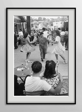 Willy Ronis 维利罗尼经典黑白摄影装饰画复古怀旧卧室餐厅壁挂画