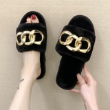 Тапочки, модная зимняя обувь, мягкая подошва, в корейском стиле, коллекция 2021, осенние, тренд сезона, в стиле Шанель