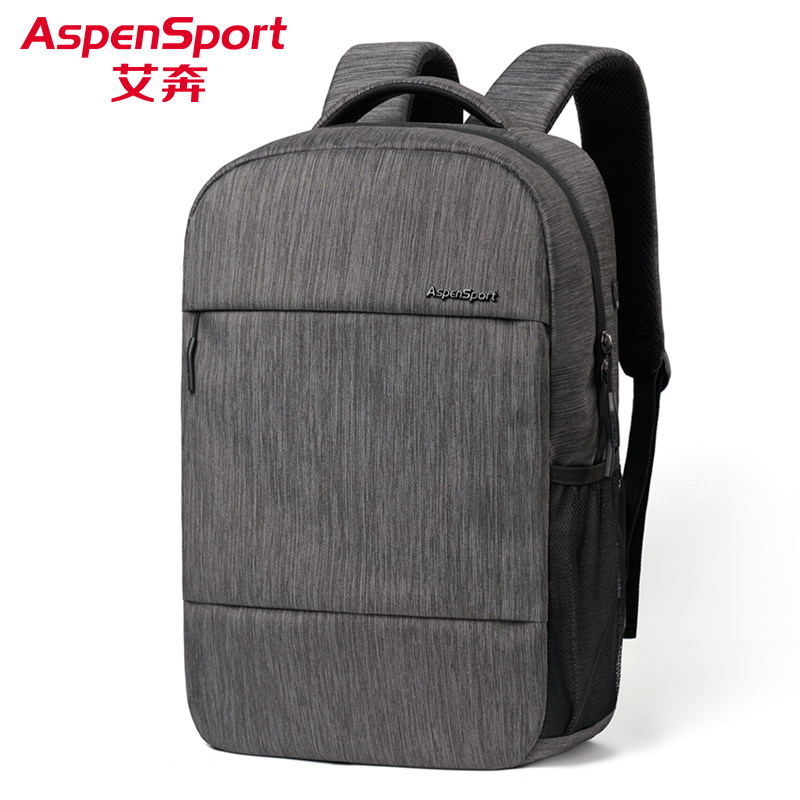 简约电脑男士时尚潮流女双肩包 aspensport双肩背包