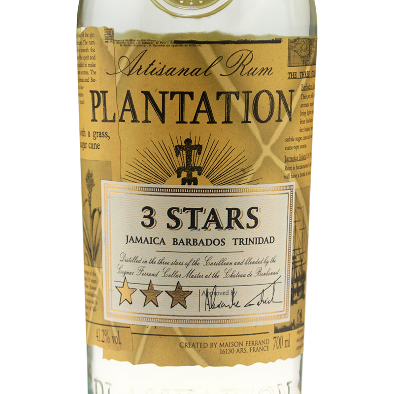 洋酒 Plantation 3 Stars Run蔗园3星朗姆酒 进口洋酒调酒基酒 - 图3