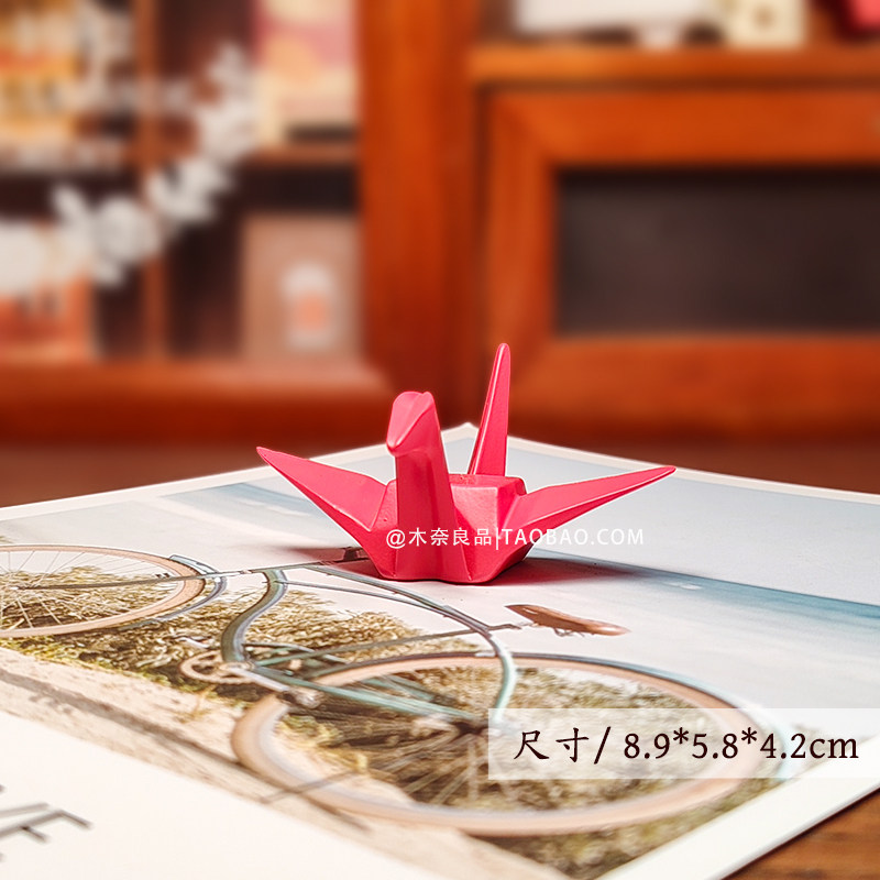 鹤载心意财运连连可爱猫咪千纸鹤桌面摆件创意装饰品治愈系小摆件,淘宝优惠券,粉丝福利购,淘宝优惠卷