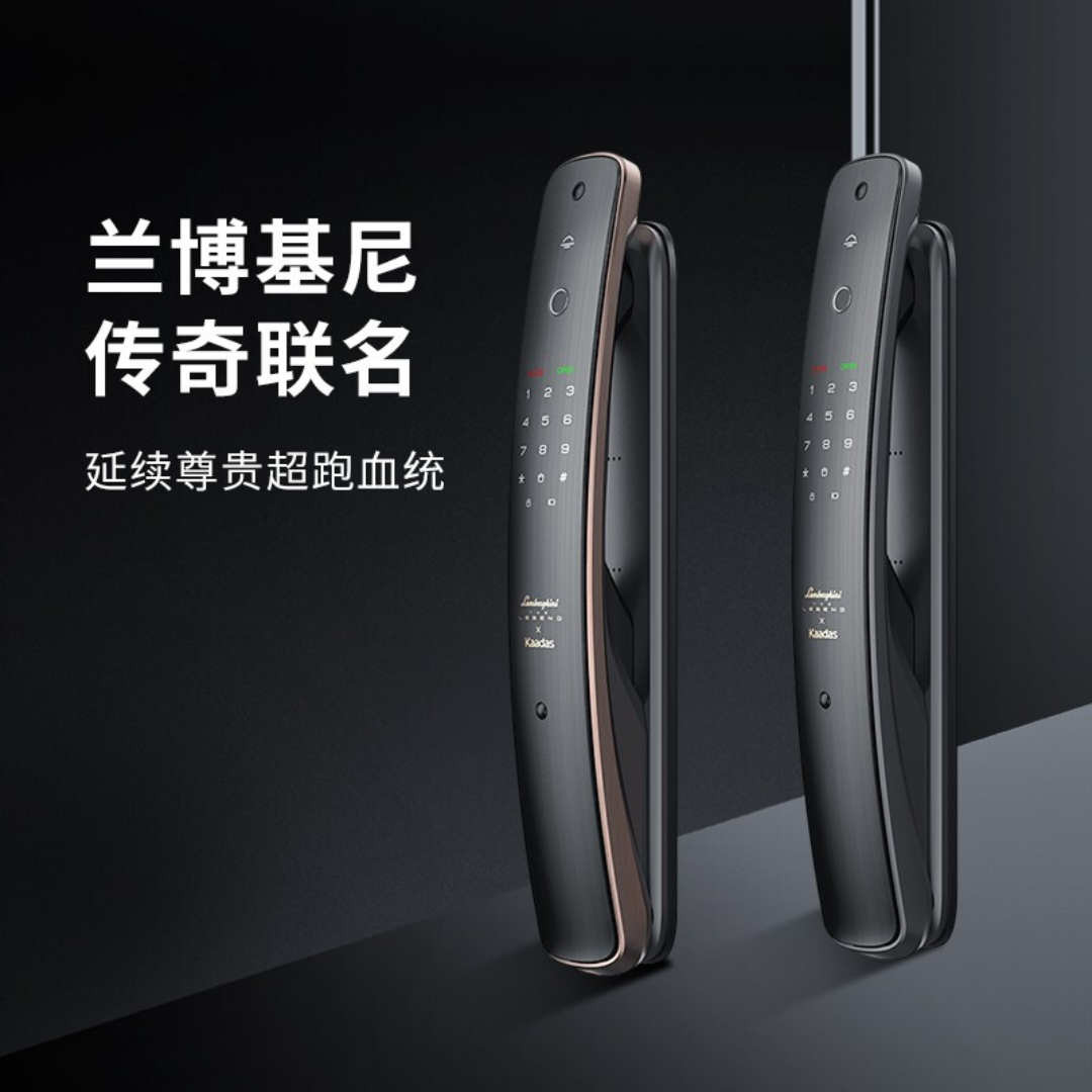 凯迪仕（KAADAS）K30-V全自动智能猫眼可视指纹锁家用电子密码锁 - 图1