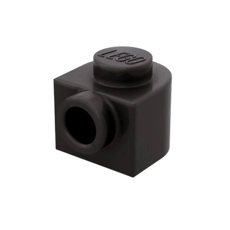 LEGO乐高 黑色3386 1x1x2/3单侧半弧面带孔凸点砖 白 浅灰 绿 米 - 图1