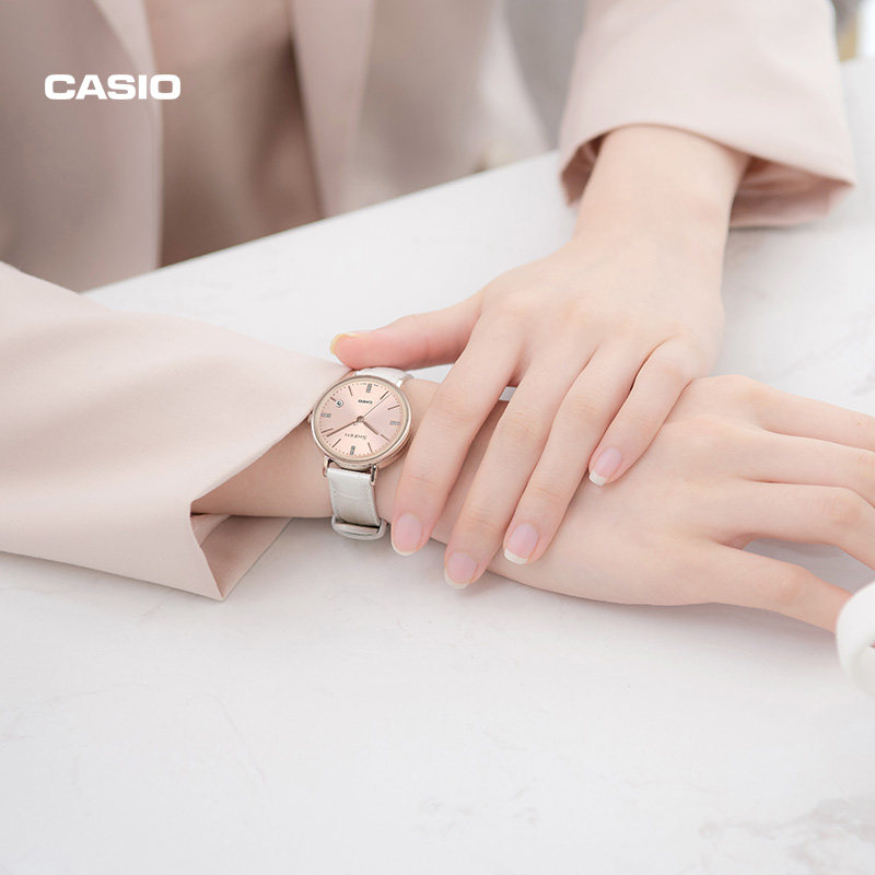 casio旗舰店she-4048防水石英表 casio日韩腕表
