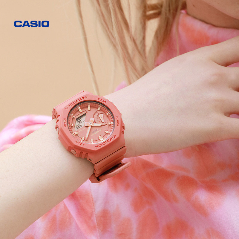 casio旗舰店gma-s2100八角女手表 casio日韩腕表
