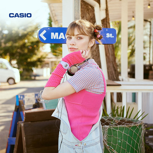 【新年礼物】卡西欧旗舰店BGD-565GS复古小方块耐摔手表女 BABY-G - 图0