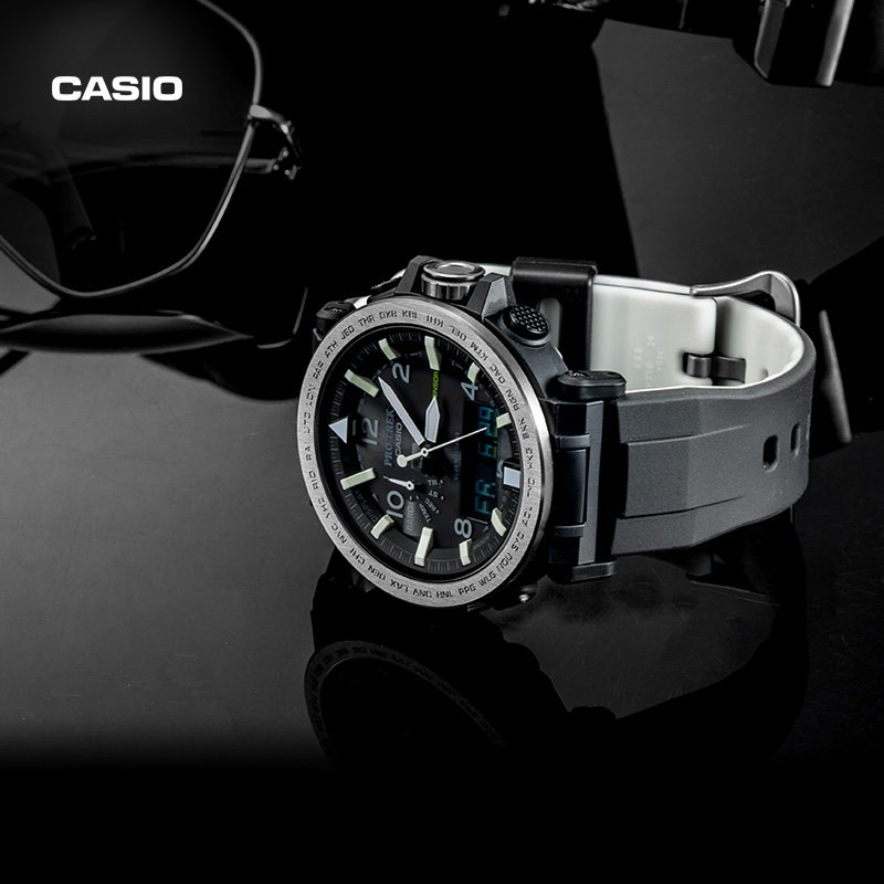 casio旗舰店prg-650户外登山手表 casio日韩腕表