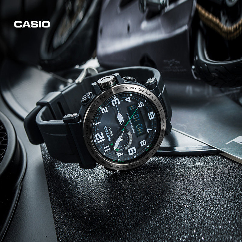 casio旗舰店prw-6600y登山男手表 casio日韩腕表