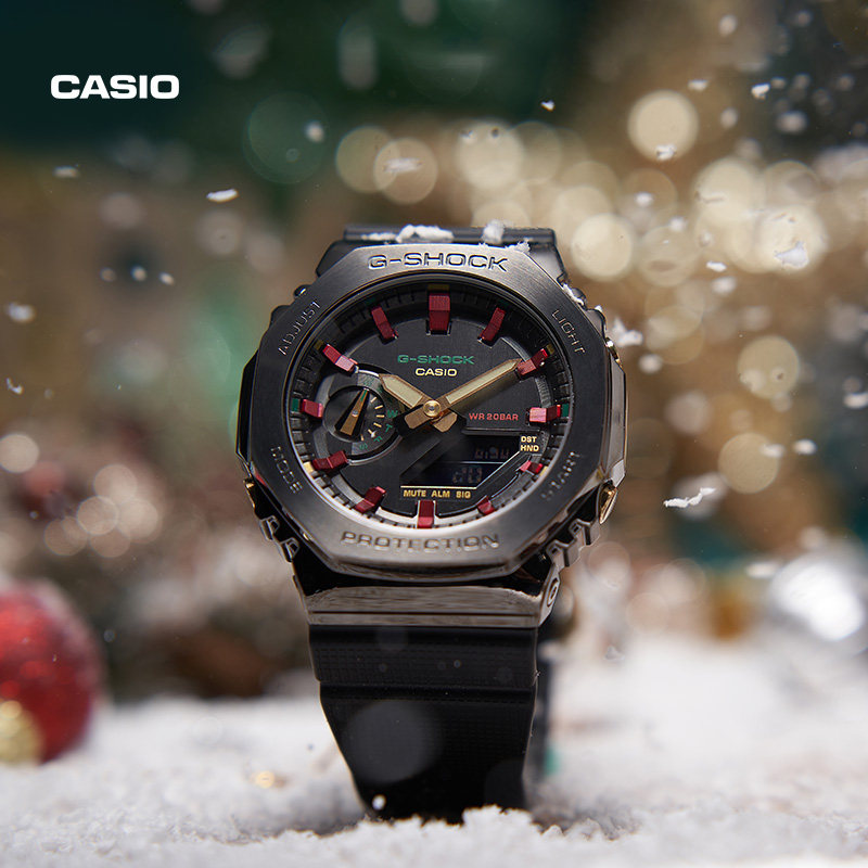 casio旗舰店g-shock gm-2100对表 casio日韩腕表