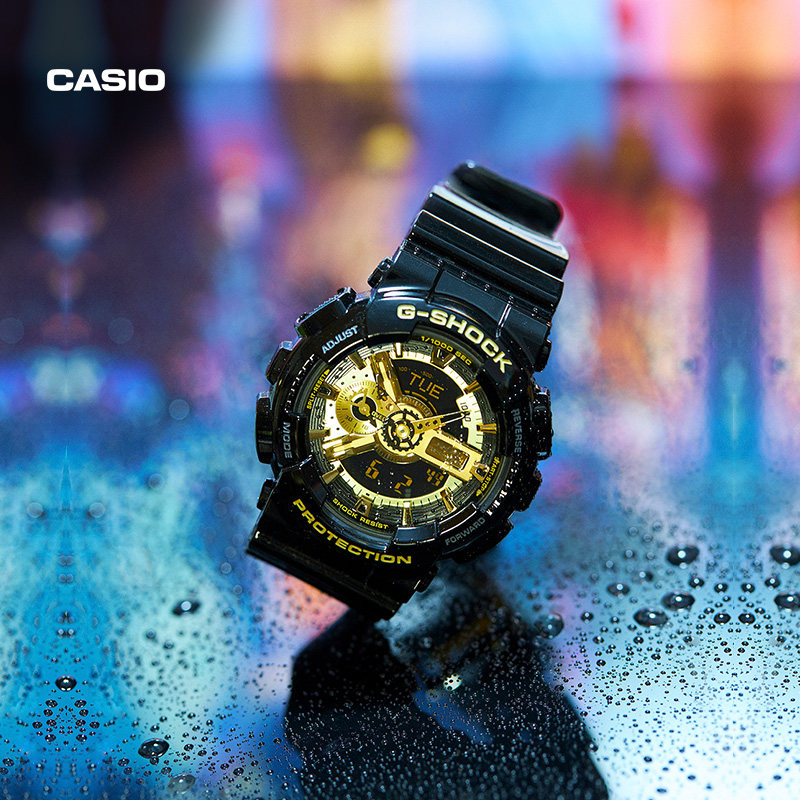 casio旗舰店g-shock黑金潮流手表 casio日韩腕表