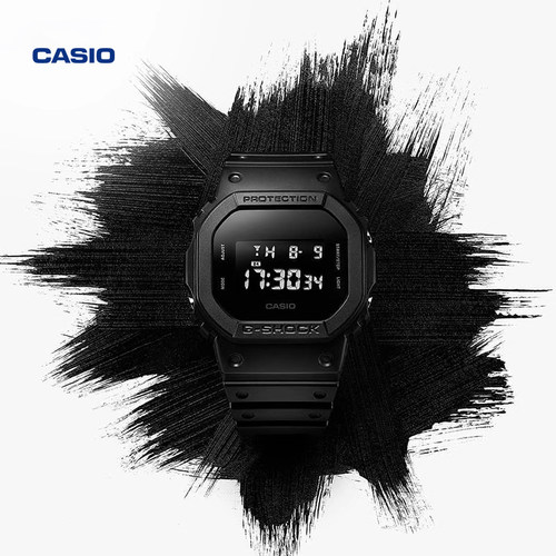 【明星同款】casio旗舰店DW-5600UBB小方块男女手表卡西欧G-SHOCK - 图3
