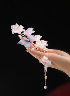 浪漫蝴蝶发夹流苏夹子