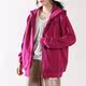 Huangsen 2024 Korean style cotton comfortable and versatile hooded short coat for women spring and autumn loose large size cardigan sweatshirt