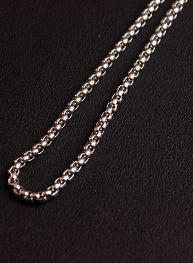 项链钛钢链子男款时尚霸气纯链条个性粗长款吊坠配饰品挂件挂饰女