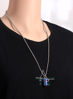 欧美时尚可乐易拉罐吊坠情侣