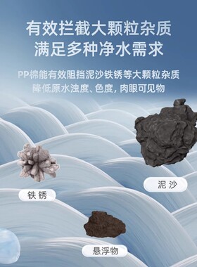 沁园净水器前置大白瓶P-Q1010