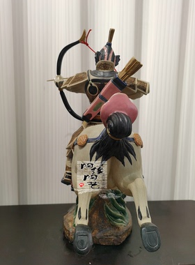 桌面贾陶院陶瓷新中式石湾公仔