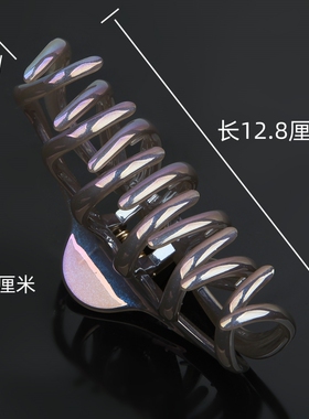 超大号发量多盘发发夹黑色大抓夹