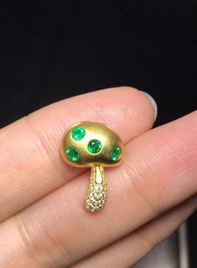 天然古法祖母绿吊坠特惠