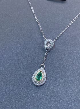 天然哥伦比亚祖母绿高祖母绿吊坠