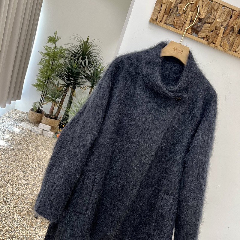 2025秋冬新款防风立领羊毛羊绒双面呢短款大衣设计感外套女腰带款,淘宝优惠券,粉丝福利购,淘宝优惠卷