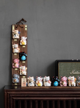 日式墙面装饰挂件可爱卡通摆件