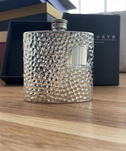 WENTWORTH PEWTER英国进口高档小酒壶随身便携纯锡手工扁酒壶正品 - 图1
