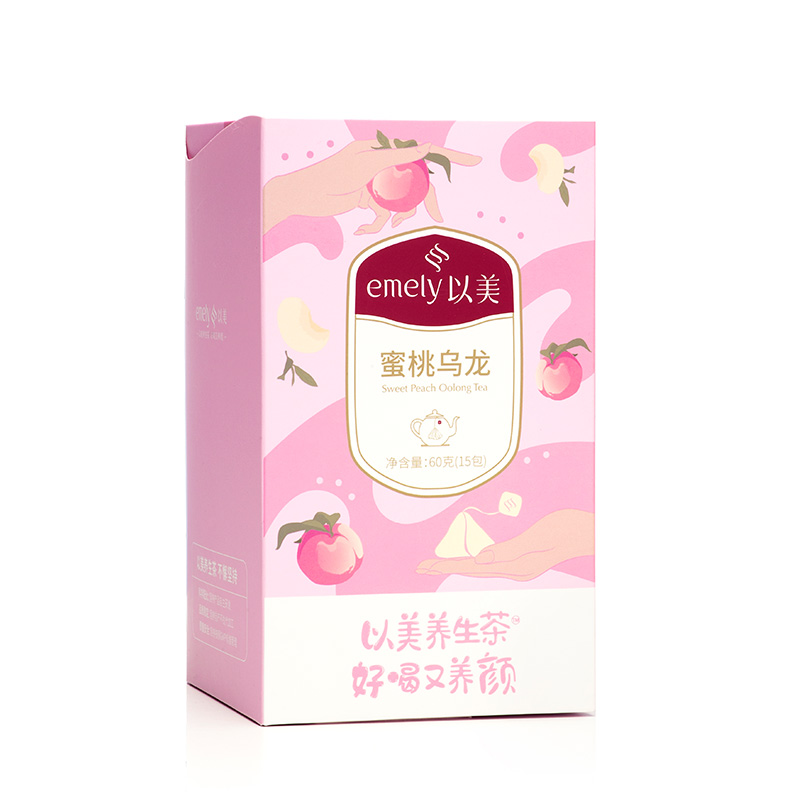 以美养生茶蜜桃乌龙茶可冷泡白桃乌龙小袋装花果茶组合水果茶茶包