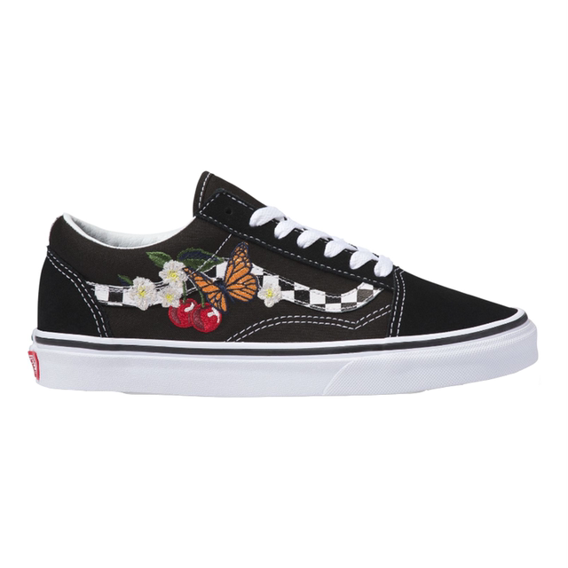 vans with butterfly and cherry