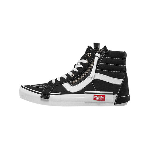 章鱼哥VANS SK8-HI CAP范斯新款黑白解构高帮帆布鞋VN0A3WM16BT - 图3