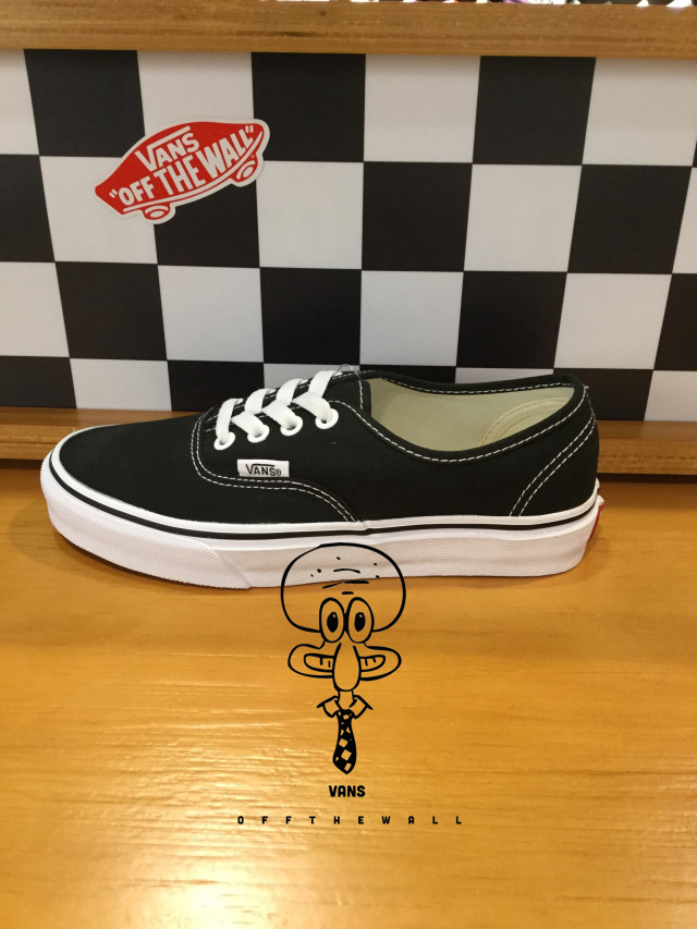 【现货】VANS Authentic范斯低帮黑白经典男鞋女鞋VN000EE3BLK-图0