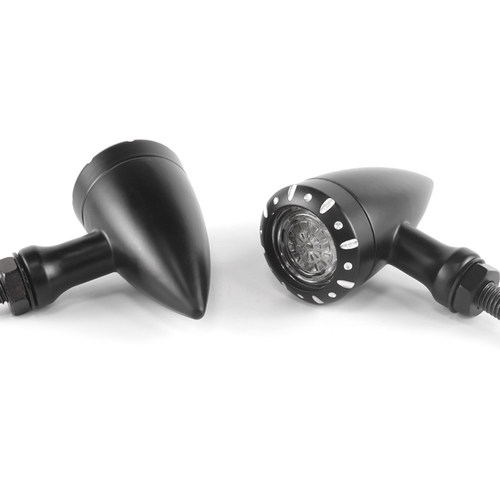 led摩托车复古金属改装金吉拉300豪爵闪300三合一转向灯 - 图3