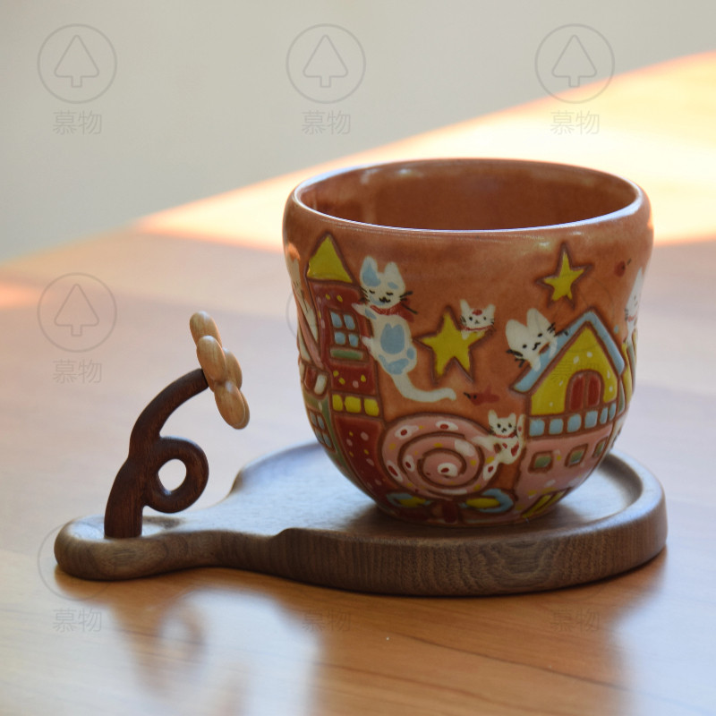 有钱花杯垫【慕物】杯垫托盘零食盘底座办公室喝水搭子,淘宝优惠券,粉丝福利购,淘宝优惠卷