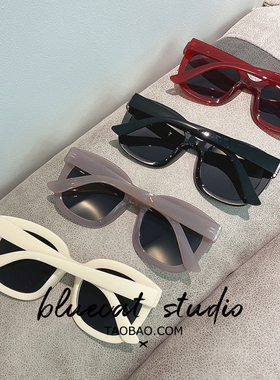 墨镜网红款方形复古风时尚太阳镜