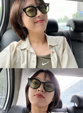 男女同款绿色开车可用偏光镜墨镜