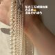 Classic French strong light round Shijia pearl necklace for women