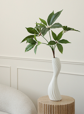 ladylike 日本大叶伞仿真绿植花瓶摆件ins客厅插花假植物装饰摆设
