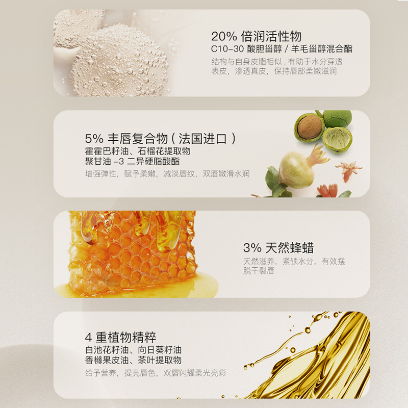 丽普司肽旗舰店丽普司肽润唇膏保湿滋润补水防干裂去死皮淡化唇纹儿童男士女专用1